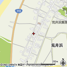 新潟県胎内市荒井浜141周辺の地図