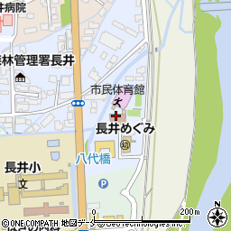 長井市役所　勤労青少年ホーム周辺の地図