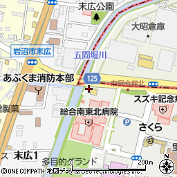 クオール薬局岩沼東店周辺の地図