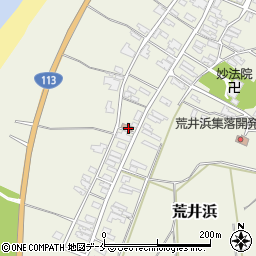 新潟県胎内市荒井浜132周辺の地図