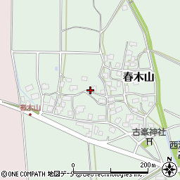 新潟県村上市春木山周辺の地図