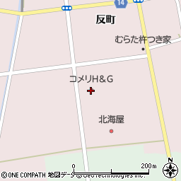 コメリハード＆グリーン村田店周辺の地図