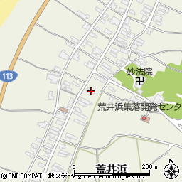 新潟県胎内市荒井浜188周辺の地図