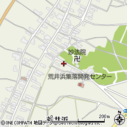 新潟県胎内市荒井浜1054-1周辺の地図