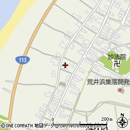 新潟県胎内市荒井浜125周辺の地図