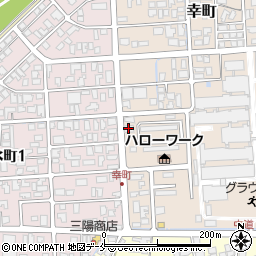 米沢ヤクルト　販売株式会社　夢スタジオ長井店周辺の地図