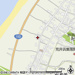 新潟県胎内市荒井浜22周辺の地図