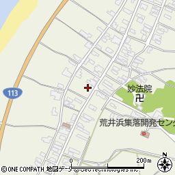 新潟県胎内市荒井浜112周辺の地図