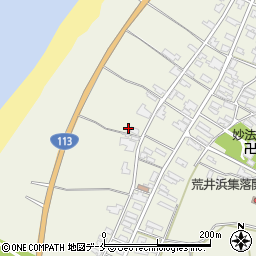 新潟県胎内市荒井浜24周辺の地図