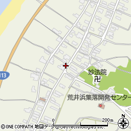 新潟県胎内市荒井浜110周辺の地図