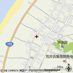 新潟県胎内市荒井浜114周辺の地図