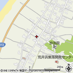 新潟県胎内市荒井浜108周辺の地図