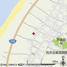 新潟県胎内市荒井浜28周辺の地図