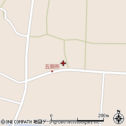 山形県長井市寺泉2229周辺の地図
