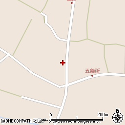 山形県長井市寺泉2305周辺の地図