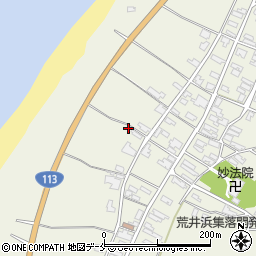 新潟県胎内市荒井浜32周辺の地図