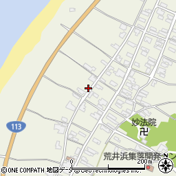 新潟県胎内市荒井浜35周辺の地図