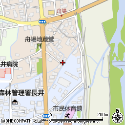 山形県長井市舟場5周辺の地図