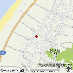 新潟県胎内市荒井浜103周辺の地図
