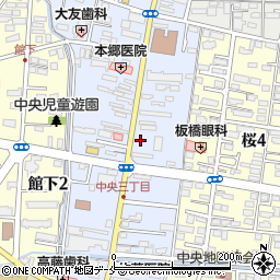 仙台銀行岩沼支店周辺の地図