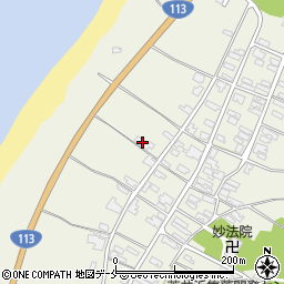 新潟県胎内市荒井浜38周辺の地図