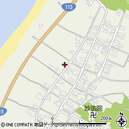 新潟県胎内市荒井浜41周辺の地図