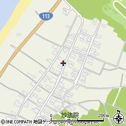 新潟県胎内市荒井浜80周辺の地図