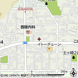 宮城県岩沼市土ケ崎周辺の地図