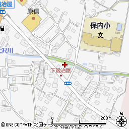 新潟県村上市下鍜冶屋周辺の地図