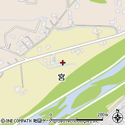 山形県長井市宮1999-3周辺の地図