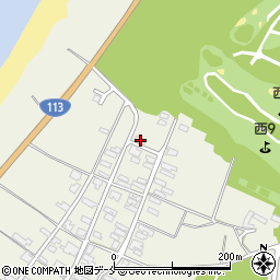 新潟県胎内市荒井浜268周辺の地図