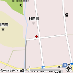 河北新報　村田販売所周辺の地図