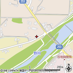 山形県長井市寺泉103周辺の地図