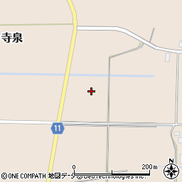 山形県長井市寺泉2013周辺の地図