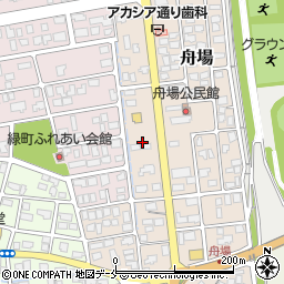 山形県長井市舟場14周辺の地図