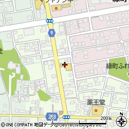 山形トヨペット長井店周辺の地図