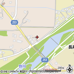 山形県長井市寺泉98-41周辺の地図