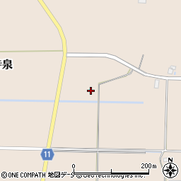 山形県長井市寺泉2011周辺の地図
