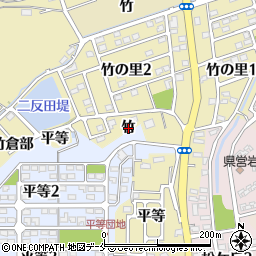 宮城県岩沼市三色吉（竹）周辺の地図