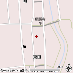 宮城県柴田郡村田町村田東116周辺の地図