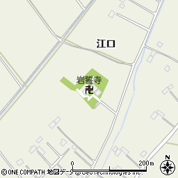 岩誓寺周辺の地図