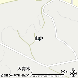 宮城県刈田郡蔵王町円田山中周辺の地図