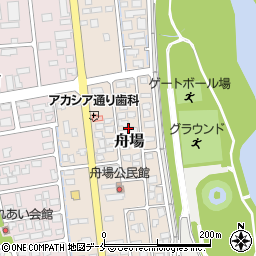 山形県長井市舟場20周辺の地図