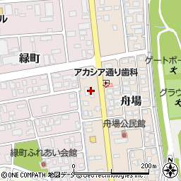 山形県長井市舟場22周辺の地図