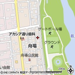 山形県長井市舟場19周辺の地図