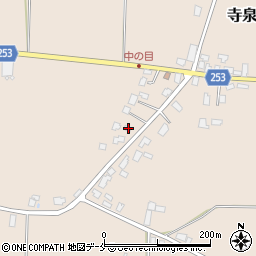 山形県長井市寺泉813-1周辺の地図