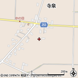 山形県長井市寺泉760周辺の地図