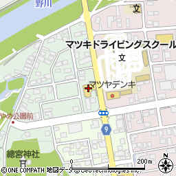 山形トヨタ自動車長井店周辺の地図