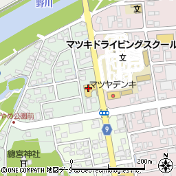 山形トヨタ自動車　長井店周辺の地図