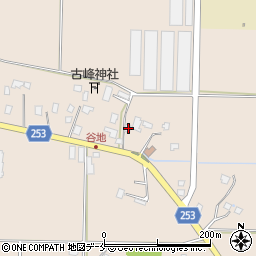 山形県長井市寺泉74周辺の地図